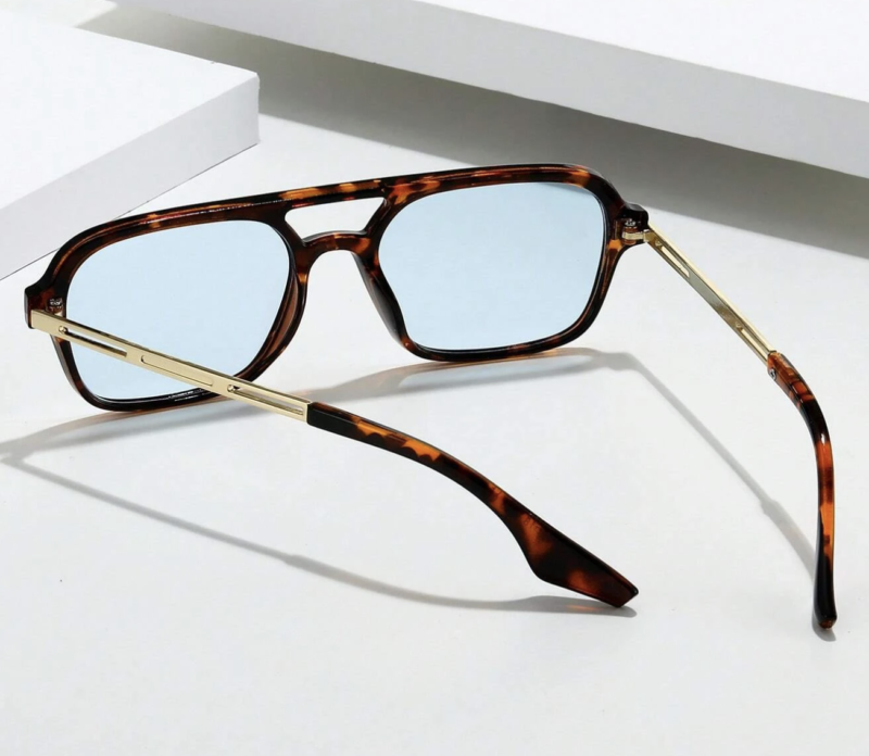 Women Tortoiseshell Frame Boho Fashion Glasses - Image 2